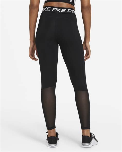 nike air leggings mit einsatz|Nike Pro Leggings mit mittelhohem Bund und Mesh.